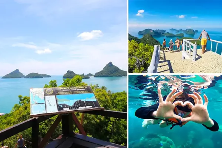 Angthong Marine Park Speedboat Tour – Lunch, Kayaking, & Snorkeling