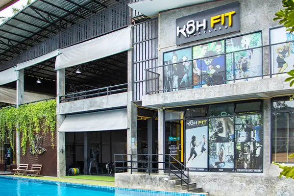 Koh Fit Koh Samui fitness center exterior – modern gym and training facility in Thailand.